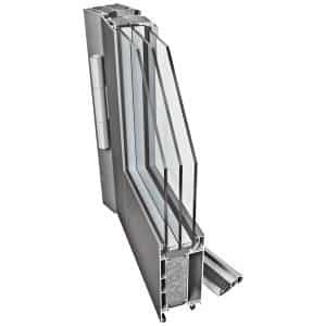 PE68HI drzwi kopniak - Profilés de fenêtres et de portes en aluminium, PVC et bois - Profilé de fenêtre