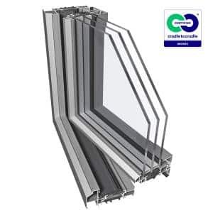 PE78NHI industriel C2C - Profilés pour fenêtres et portes en aluminium, PVC et bois - Profilé pour fenêtre